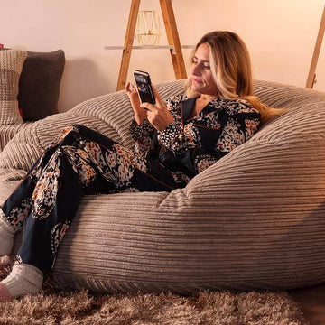 Tips for Working Neutral Bean Bags into Your Décor