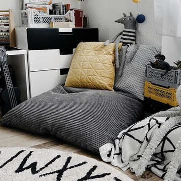 Small Space Solutions with Floor Cushions