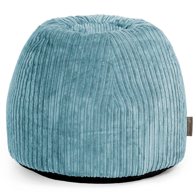 Desk Chair Pouf - Cord Aegean Blue 01