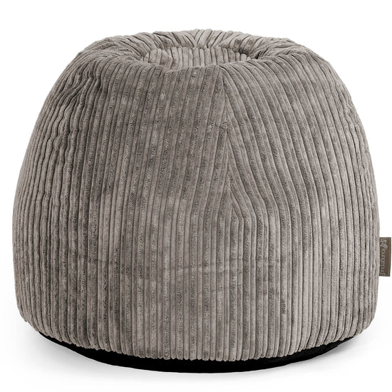 Desk Chair Pouf - Cord Graphite Grey 01