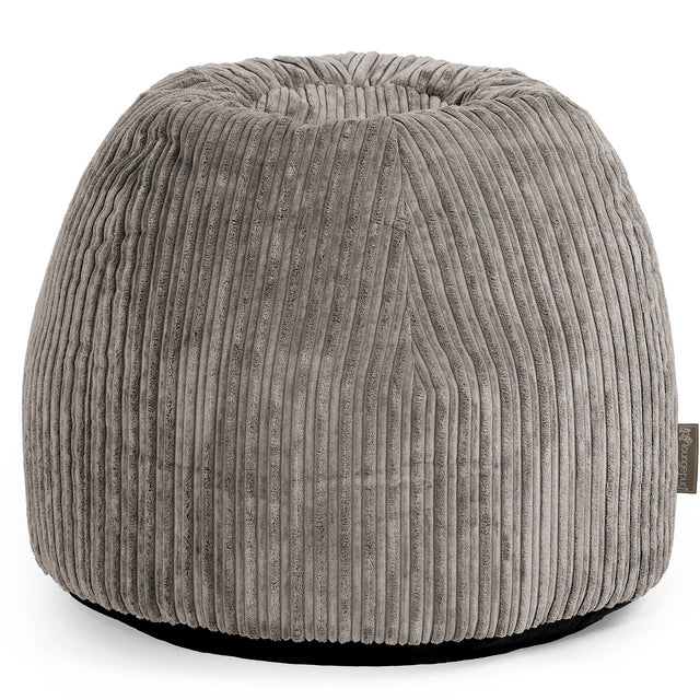 Desk Chair Pouf - Cord Graphite Grey 01