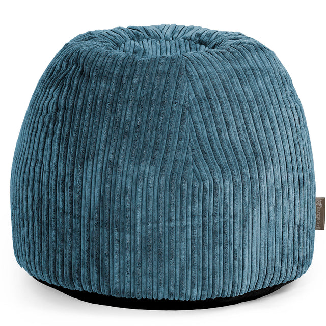 Desk Chair Pouf - Cord Navy Blue 01
