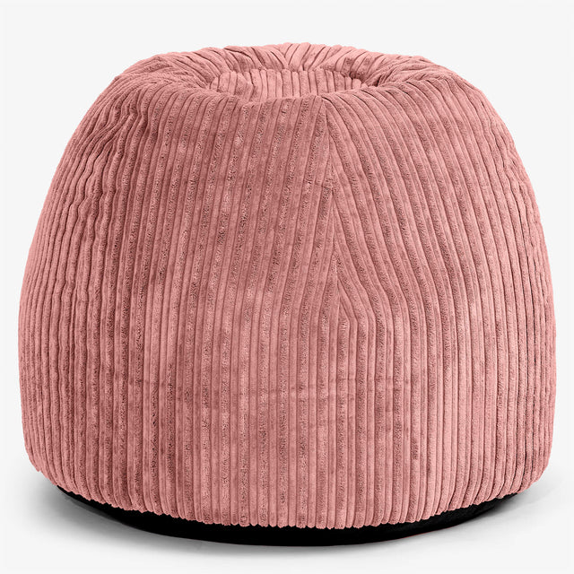 Desk Chair Pouf - Cord Peach 01