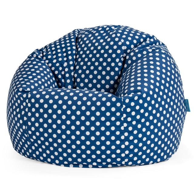 Classic Bean Bag Chair - Print Blue Spot 01