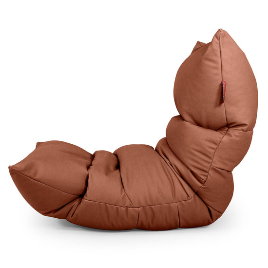 Eva Lounger Bean Bag - Vegan Leather Chestnut 02