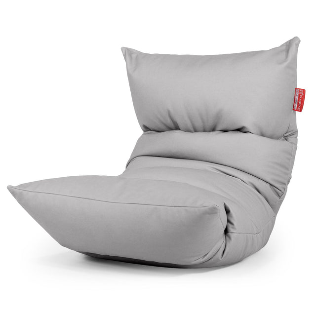 Eva Lounger Bean Bag - Vegan Leather Grey 01