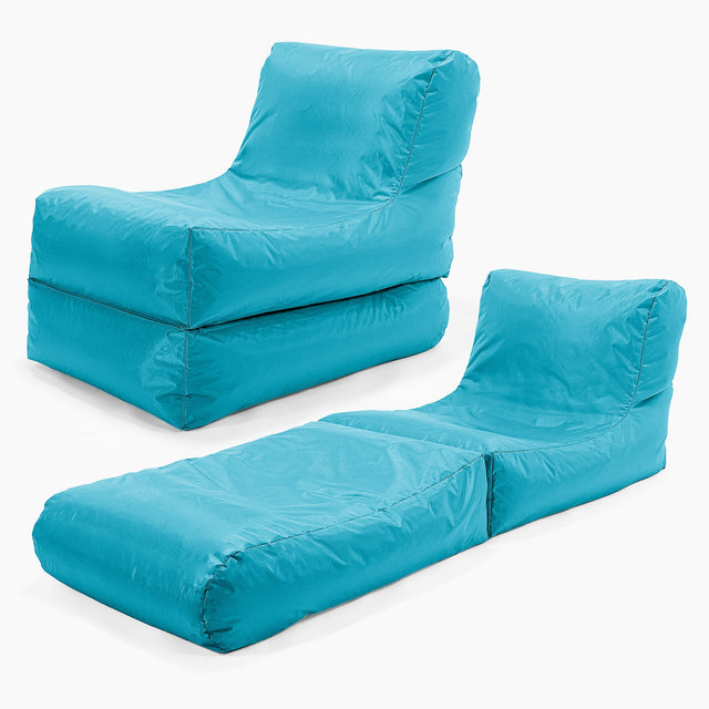 2 in 1 Garden Sun Lounger Bean Bag Replacement Cover - SmartCanvas™ 01