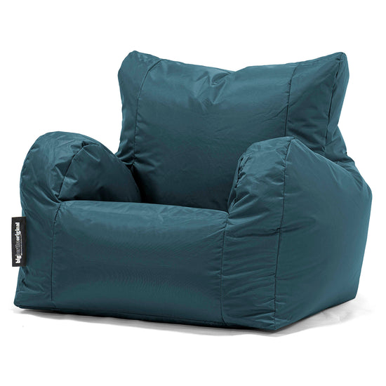 Garden Bean Bag Armchair - SmartCanvas™ Petrol 01