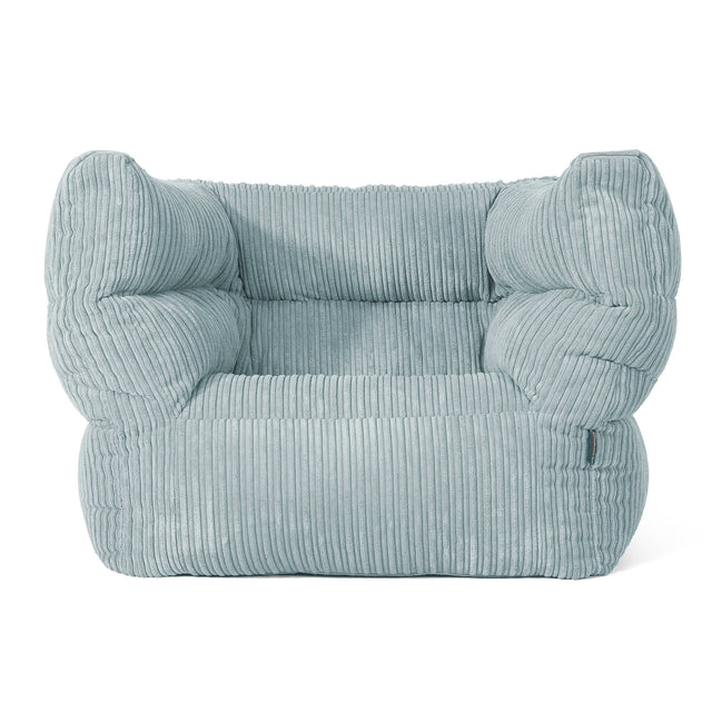 Louis Armchair Bean Bag - Cord Mint Green 01