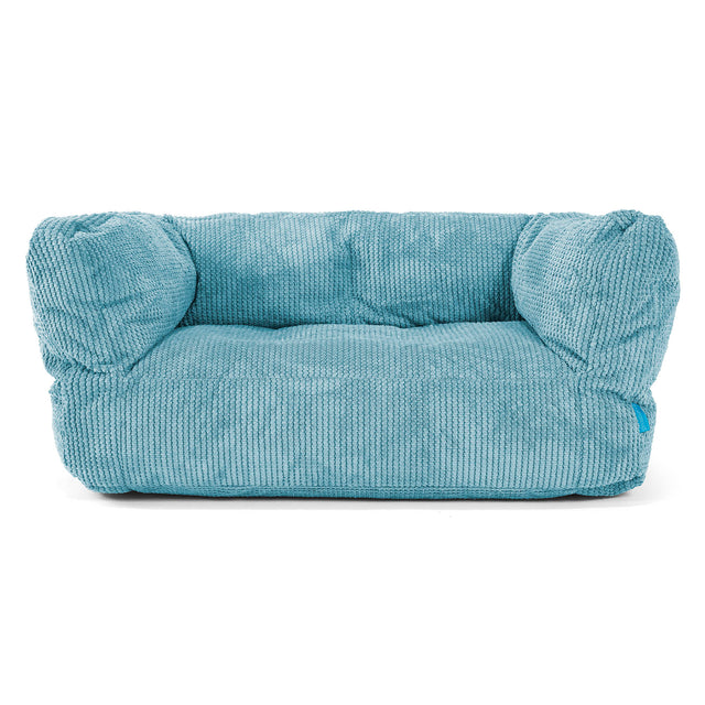 Albert Kids Sofa Bean Bag 2-6 yr - Pom Pom Aegean Blue 01