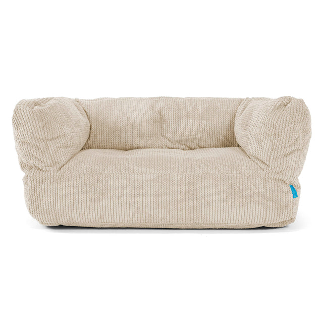 Albert Kids Sofa Bean Bag 2-6 yr - Pom Pom Ivory 01