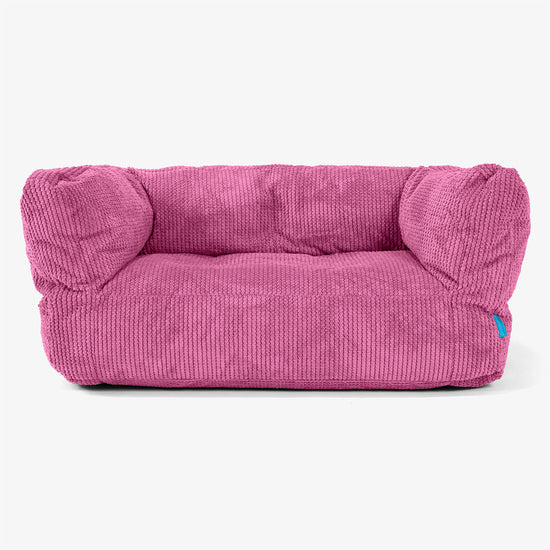 Albert Kids Sofa Bean Bag 2-6 yr - Pom Pom Pink 01