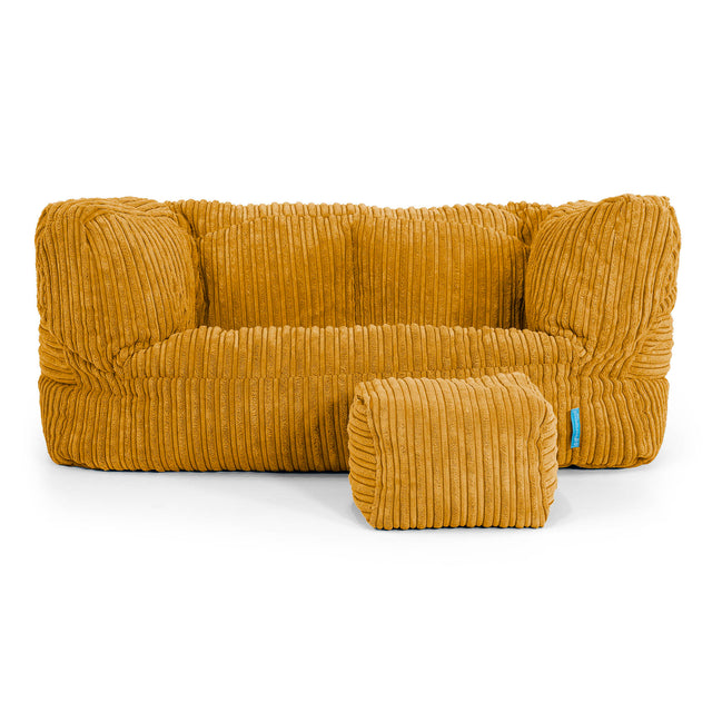 Albert Kids Sofa Bean Bag 2-6 yr - Cord Golden Honey 02