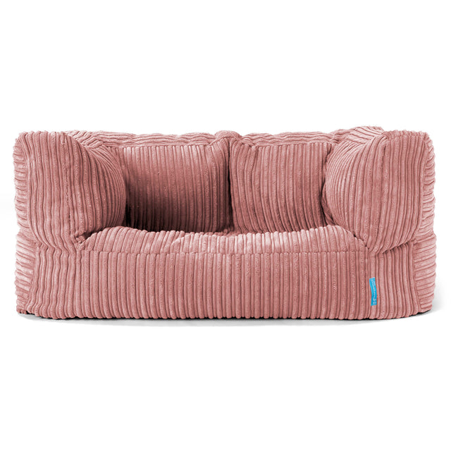 Albert Kids Sofa Bean Bag 2-6 yr - Cord Peach 01