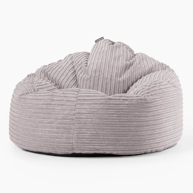 Archi Bean Bag Chair - Cord Silver Grey 01