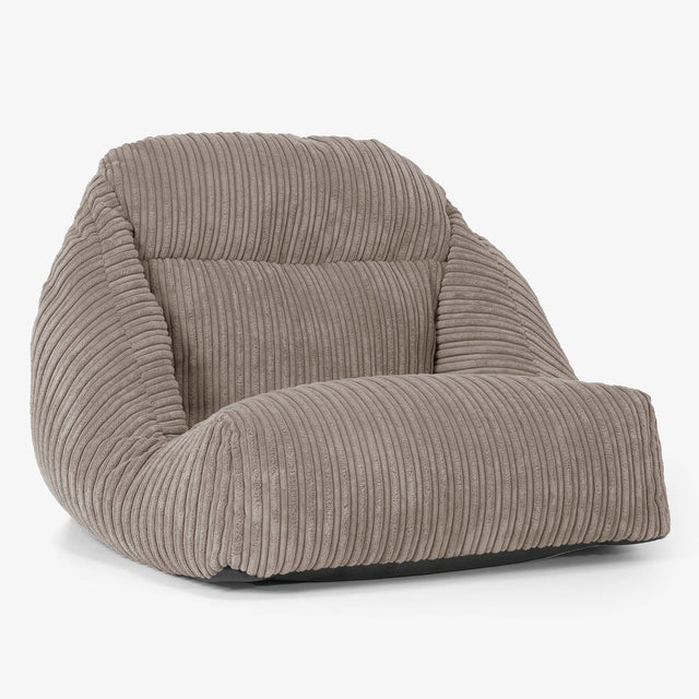 Aya Floor Chair Bean Bag - Cord Dovetail Grey 01