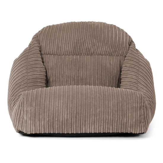 Aya Floor Chair Bean Bag - Cord Dovetail Grey 02