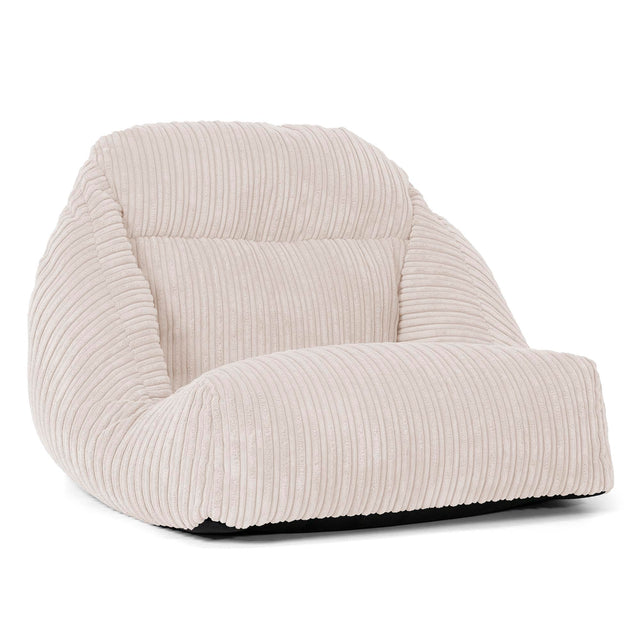 Aya Floor Chair Bean Bag - Cord Ivory 01