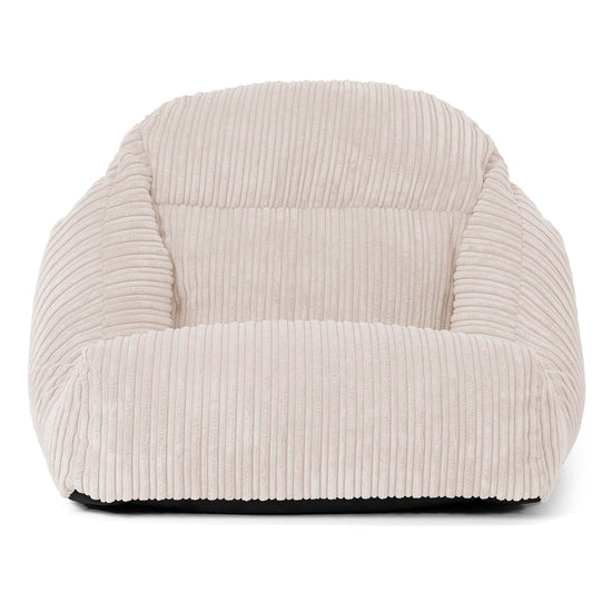 Aya Floor Chair Bean Bag - Cord Ivory 02