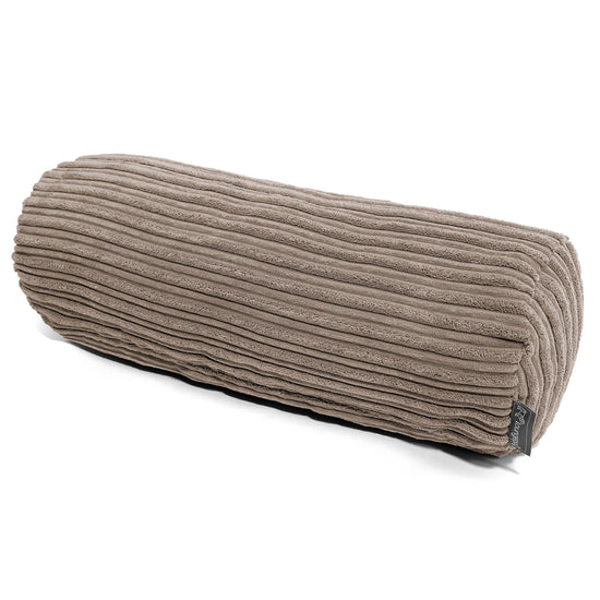 Bolster Scatter Cushion Cover 20 x 55cm - Cord Dovetail Grey 01