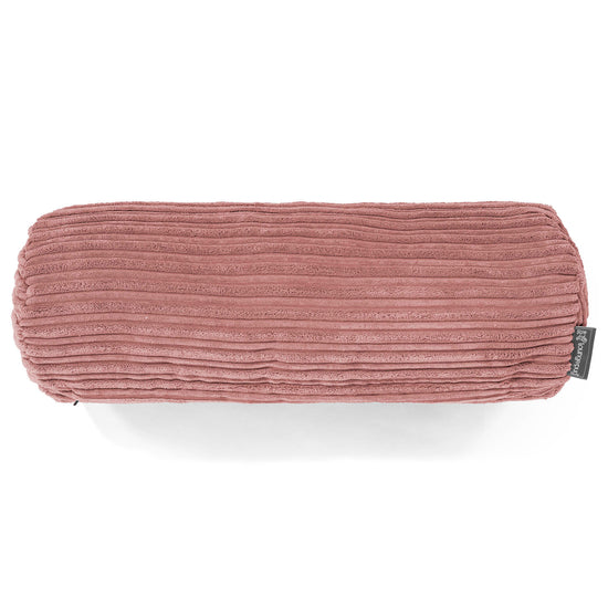 Bolster Scatter Cushion Cover 20 x 55cm - Cord Peach 02