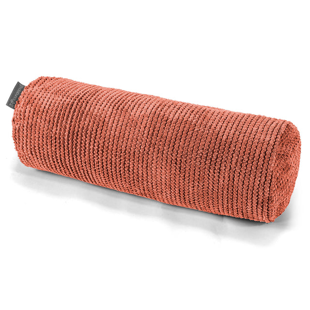 Bolster Scatter Cushion Cover 20 x 55cm - Pom Pom Pumpkin Orange 01
