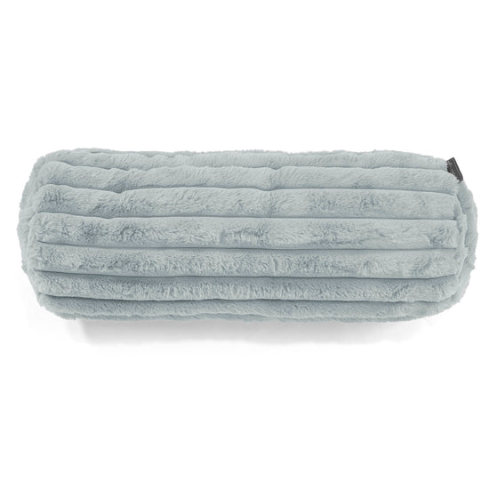Bolster Scatter Cushion Cover 20 x 55cm - Ultra Plush Cord Duck Egg Blue 02