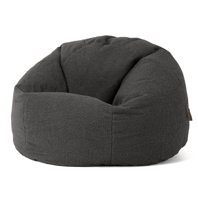 Classic Bean Bag Chair - Boucle Graphite Grey 01