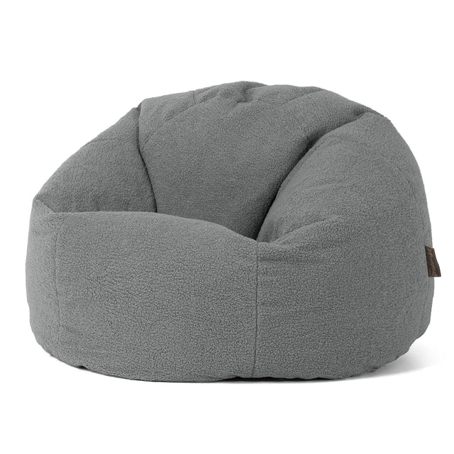 Classic Bean Bag Chair - Boucle Grey 01