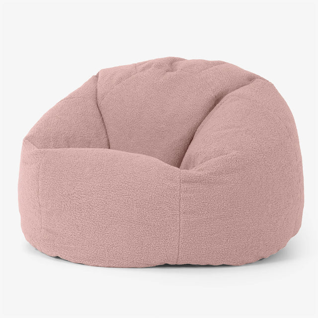 Classic Bean Bag Chair - Boucle Pink 01