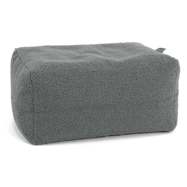 Small Footstool - Boucle Grey 01