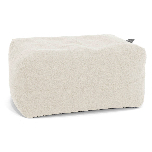 Small Footstool - Boucle Ivory 01
