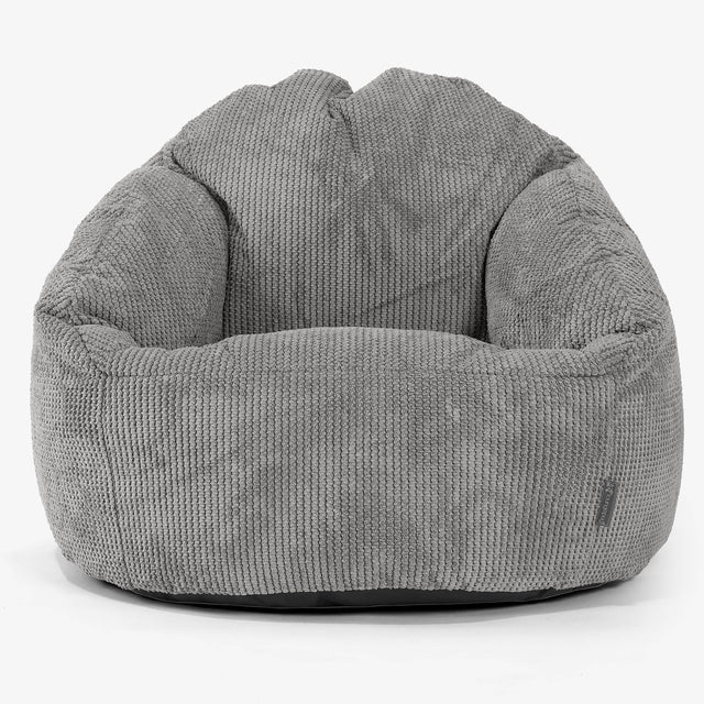 Bubble Bean Bag Chair - Pom Pom Charcoal Grey 01