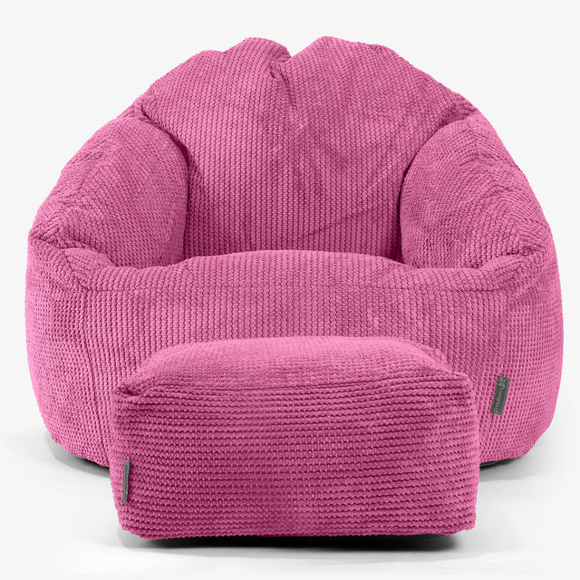Bubble Bean Bag Chair - Pom Pom Pink 02