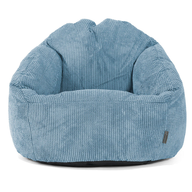 Bubble Bean Bag Chair - Pom Pom Sky Blue 01