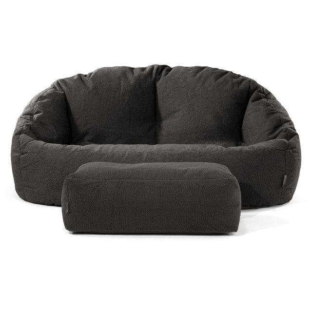 Bubble Sofa Bean Bag - Boucle Graphite Grey 02