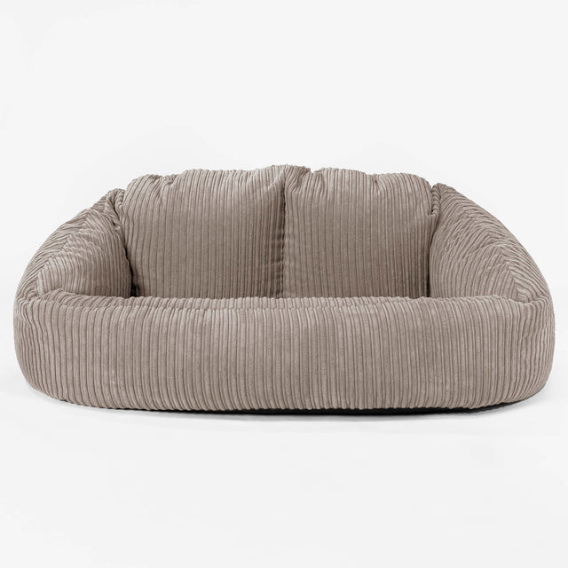 Bubble Sofa Bean Bag - Cord Dovetail Grey 01
