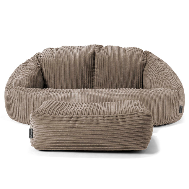 Bubble Sofa Bean Bag - Cord Dovetail Grey 02
