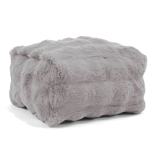 small-foostool-bubble-faux-fur-grey 01