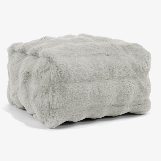 small-foostool-bubble-faux-fur-sage-green 01