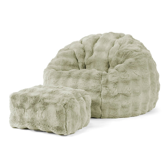 classic-bean-bag-chair-bubble-faux-fur-sage-green 02