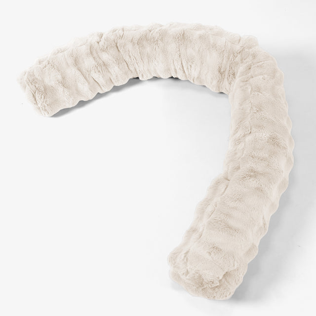 XXL Cuddle Cushion - Bubble Faux Fur Cream 01