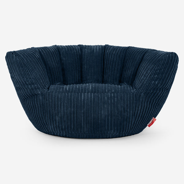 Charles Vintish Bean Bag - Cord Navy Blue 01