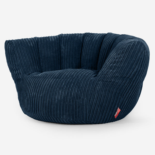 Charles Vintish Bean Bag - Cord Navy Blue 02