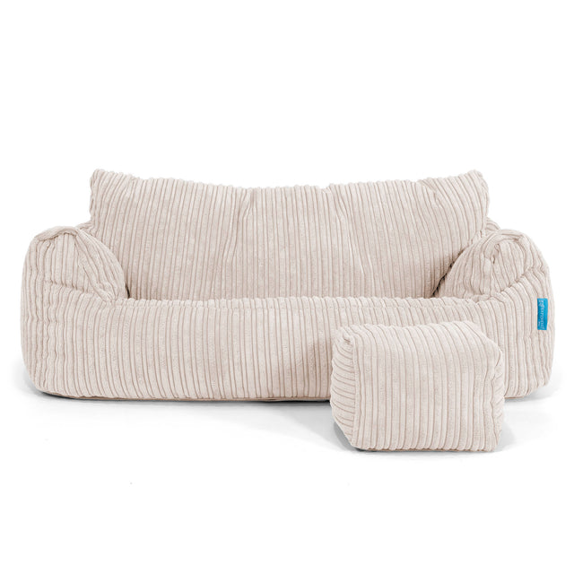 Josephine Children's Sofa Bean Bag 1-5 yr - Cord Ivory 02
