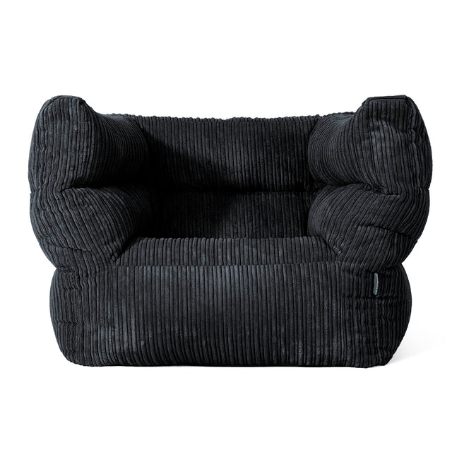 Albert Bean Bag Armchair 2.0 - Cord Black 01