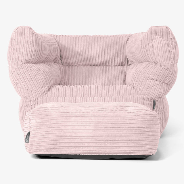 Albert Bean Bag Armchair 2.0 - Cord Blush Pink 02