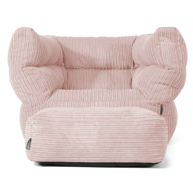 Albert Bean Bag Armchair 2.0 - Cord Blush Pink 02