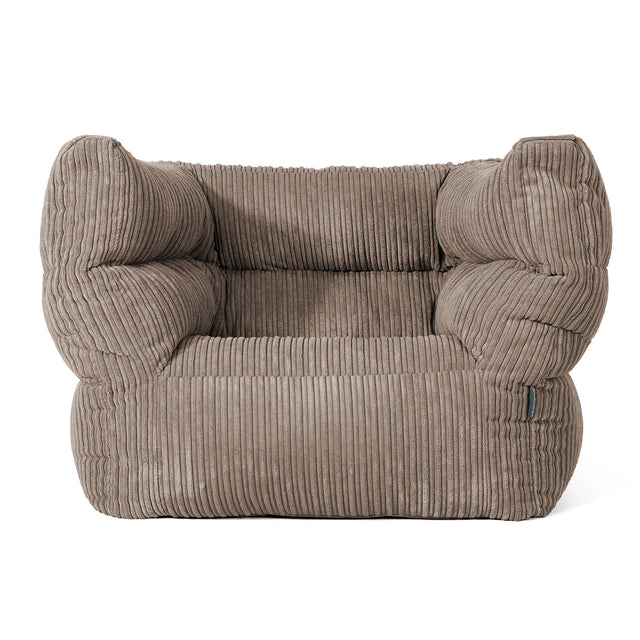 Albert Bean Bag Armchair 2.0 - Cord Dovetail Grey 01