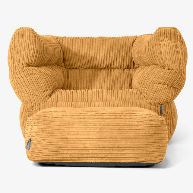 Albert Bean Bag Armchair 2.0 - Cord Golden Honey 02